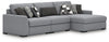 Seccional Bealton de 3 piezas con chaise longue