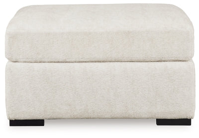 Chessington Oversized Accent Ottoman - Ivory