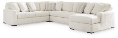 Chessington 4-Piece Sectional with Chaise - Ivory