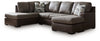 Seccional cama de 2 piezas con chaise longue Baltic-Park