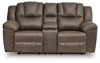 Loveseat reclinable Knoxlee con consola