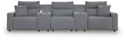 Seccional reclinable eléctrico ModMax II de 5 piezas