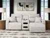 Seccional reclinable eléctrico Modmax II de 3 piezas con chaise longue y consola de audio