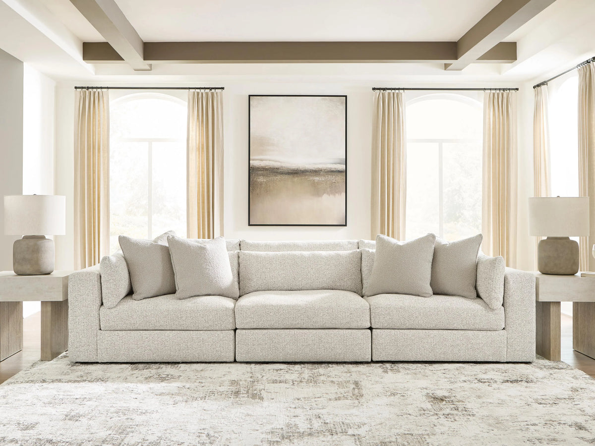 Stonecroft Manor 3-Piece Sectional Sofa - Snowstone