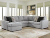 Seccional de 2 piezas con chaise longue Lakepoint
