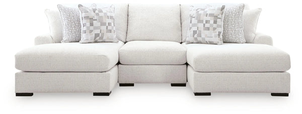 Seccional de 3 piezas con chaise longue doble Wynncroft Manor