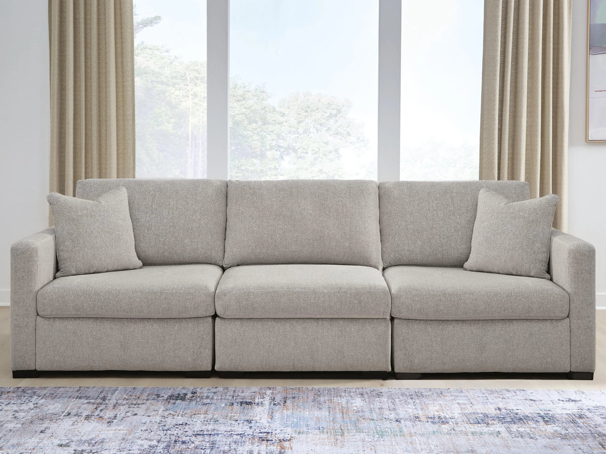 ModMax Luxe 3-Piece Sectional Sofa - Flint