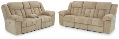 Tip-Off Power Reclining Sofa and Loveseat