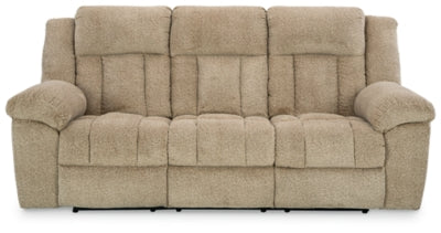 Tip-Off Power Reclining Sofa - Wheat