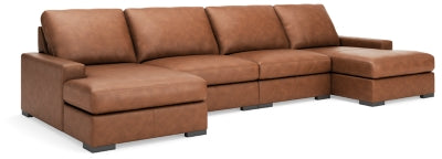 Calden 4-Piece Sectional with Double Chaise