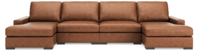 Seccional Calden de 4 piezas con chaise longue doble