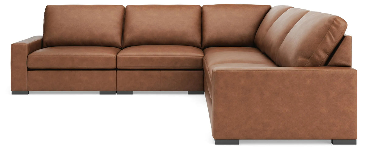 Calden 5-Piece Sectional - Caramel