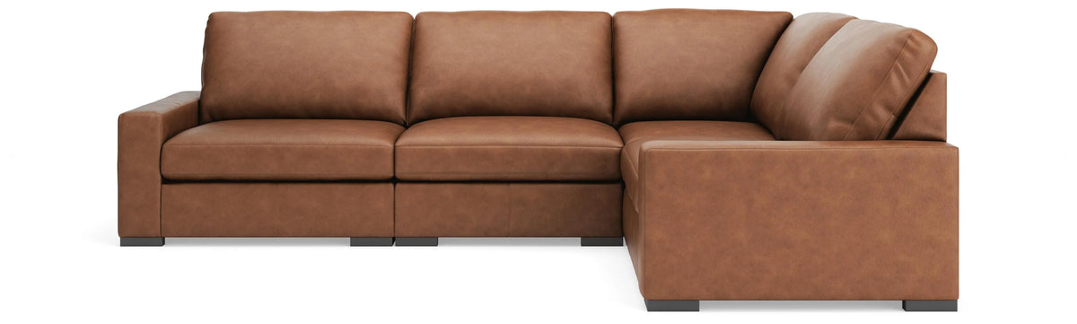 Calden 4-Piece Sectional - Caramel