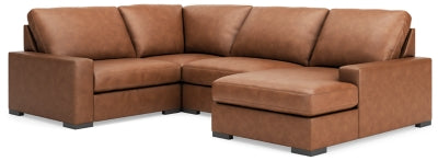 Seccional Calden de 4 piezas con chaise longue