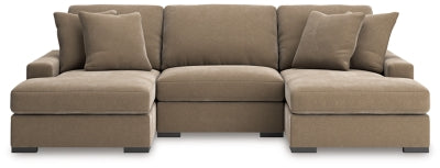Calden 3-Piece Sectional with Double Chaise