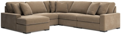 Seccional Calden de 5 piezas con chaise longue