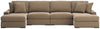 Calden 4-Piece Sectional with Double Chaise
