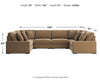 Calden 6-Piece Sectional