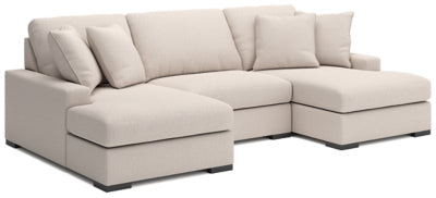 Calden 3-Piece Sectional with Double Chaise