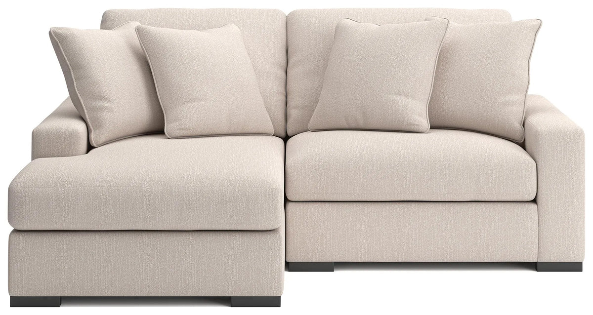 Seccional de 2 piezas Calden con chaise longue - Ostra