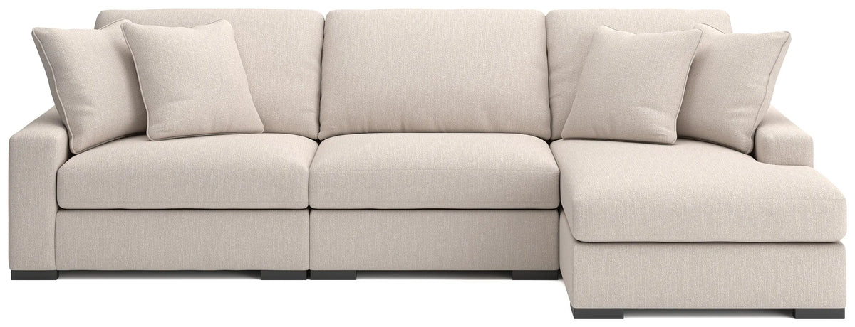 Calden 3-Piece Sectional with Chaise - Oyster