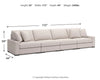 Calden 4-Piece Sectional Sofa