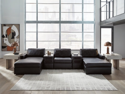 Modmax II 5-Piece Double Chaise Sectional with Audio Consoles