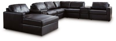Seccional ModMax II de 8 piezas con chaise longue y consolas de audio