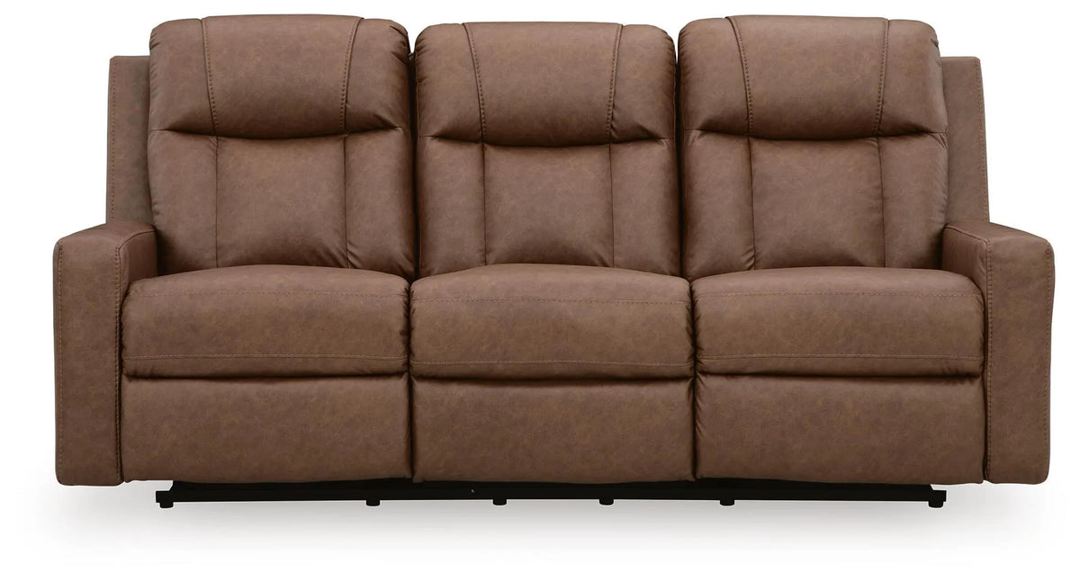 Mackmenville Reclining Sofa - Caramel