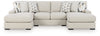 Seccional de 3 piezas con chaise longue doble Laurelgrove