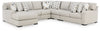 Seccional Laurelgrove de 5 piezas con chaise longue