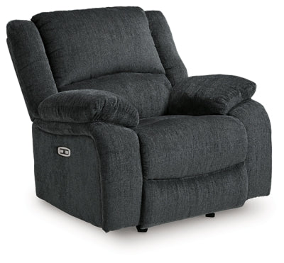 Draycoll Power Recliner - Slate