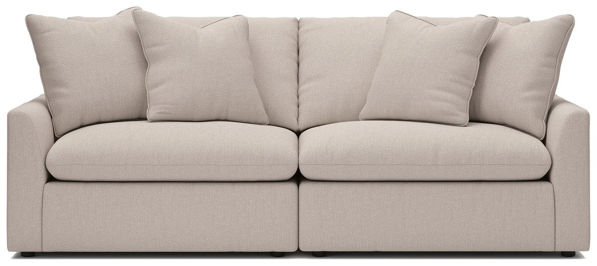 Loveseat seccional de dos piezas Whitehaven - Ostra