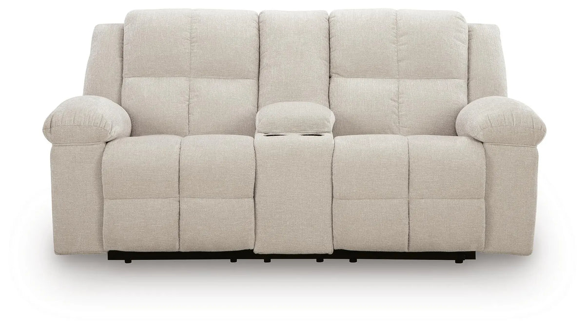 Orlen Reclining Loveseat with Console - Winter