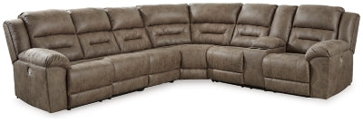 Ravenel 4-Piece Power Reclining Sectional - Fossil
