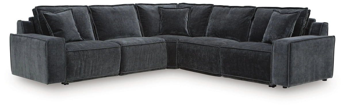 Renlee 5-Piece Power Reclining Sectional - Twilight