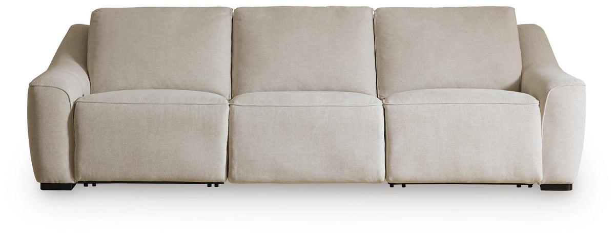 Lantham 3-Piece Power Sectional Reclining Sofa - Ivory