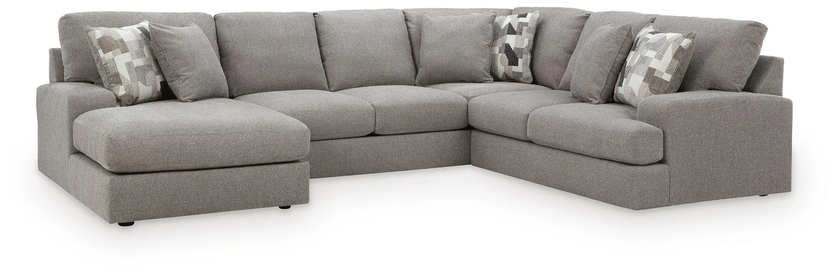 Seccional Lindon de 3 piezas con chaise longue - Fumar