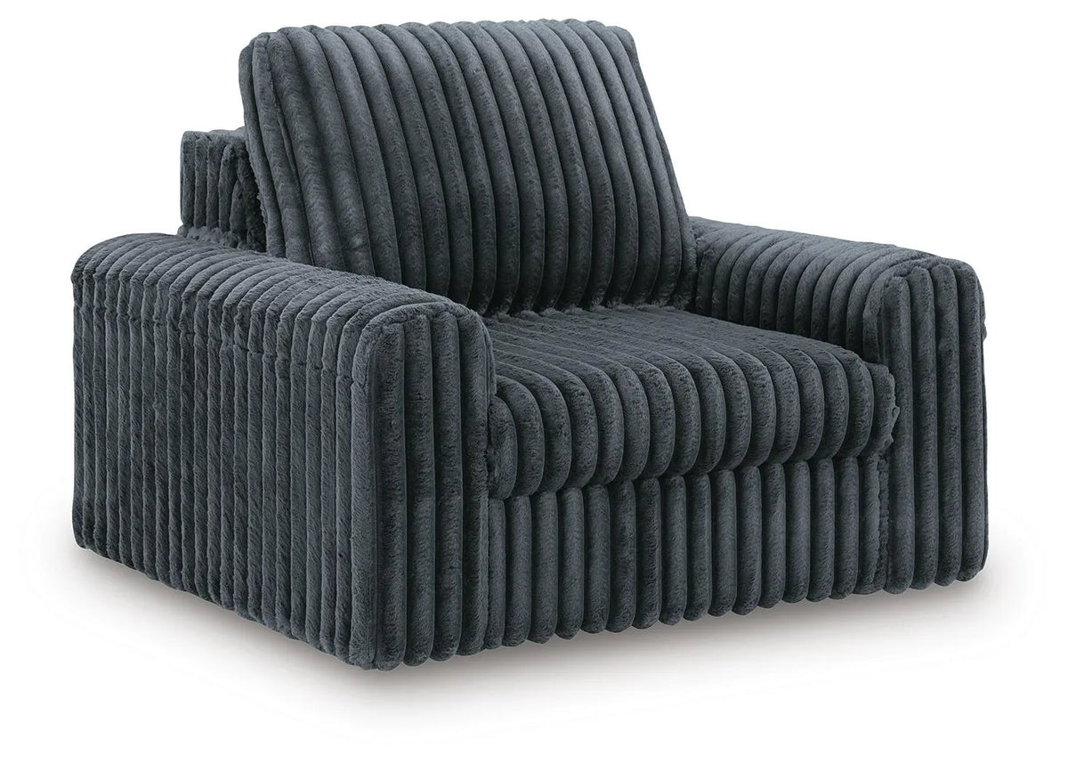 Chalmers Power Gliding Chaise - Gunmetal