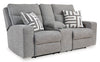 Biscoe Power Reclining Loveseat with Console