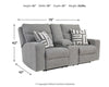 Biscoe Power Reclining Loveseat with Console