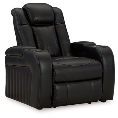 Caveman Den Power Recliner - Midnight