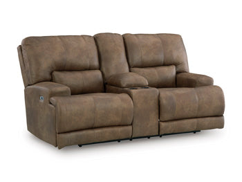 Time-Piece Power Reclining Loveseat with Console