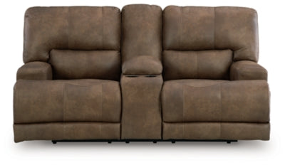 Loveseat reclinable eléctrico con consola Time-Piece