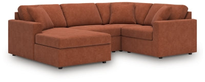 Seccional Modmax de 4 piezas con chaise longue