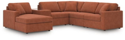 Seccional Modmax de 6 piezas con chaise longue