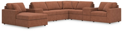 Seccional Modmax de 8 piezas con chaise longue