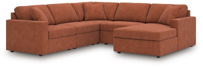 Seccional Modmax de 5 piezas con chaise longue