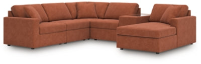 Seccional Modmax de 6 piezas con chaise longue