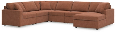 Seccional Modmax de 6 piezas con chaise longue